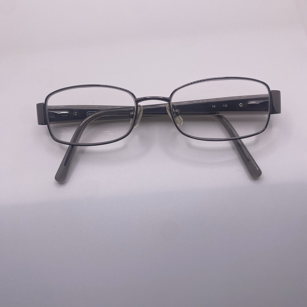 Coach Eyeglasses Women FRAME ONLY Gemma Full Rim 49-16-135 Dark Gun Metal 878